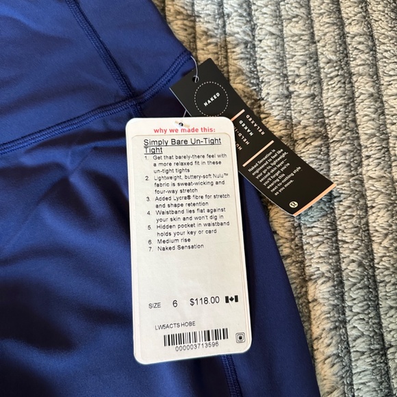 Lululemon Bare Un-Tight Tight - Picture 3 of 4